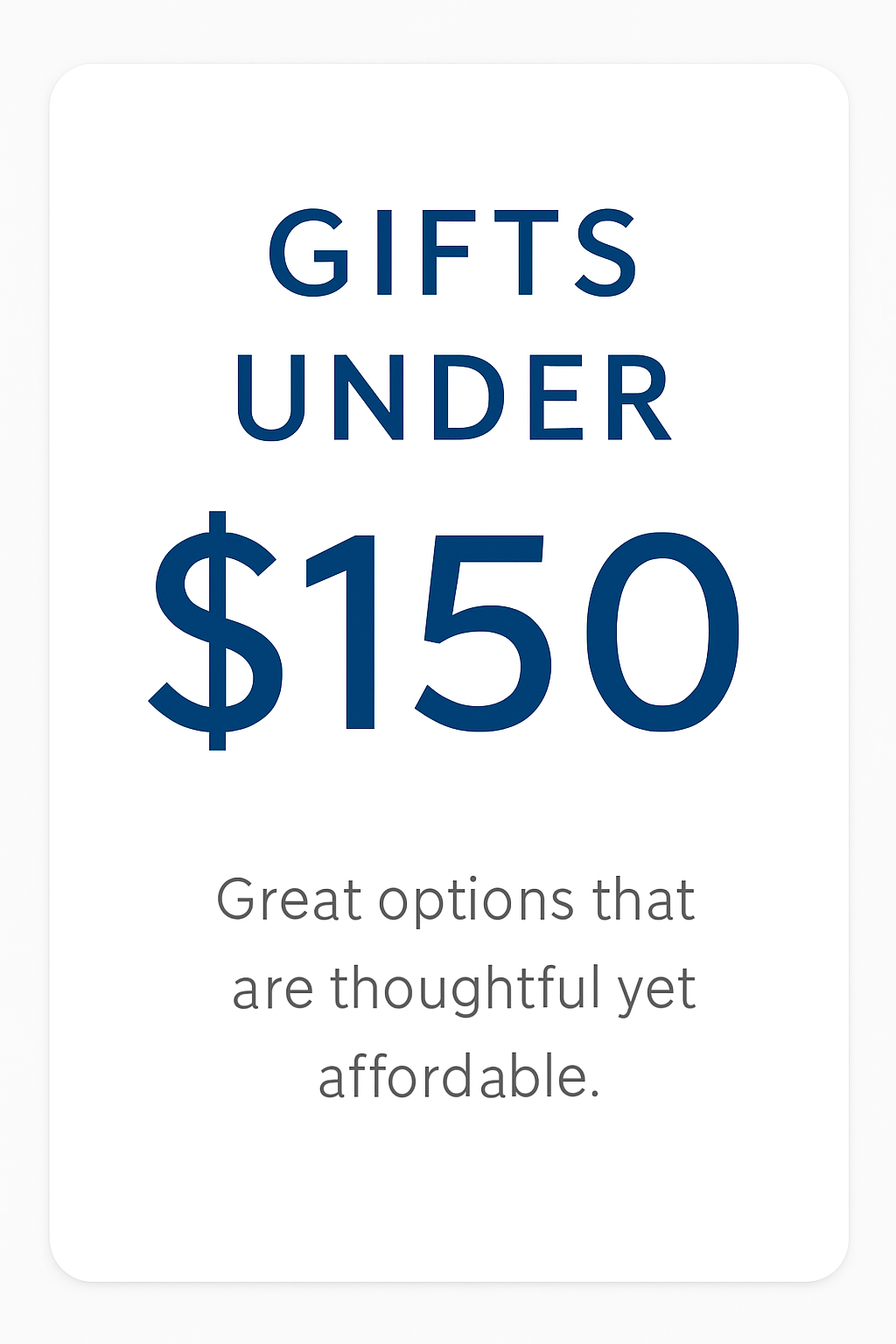 Gifts under $150 — elevated décor, crystal, wood, metal