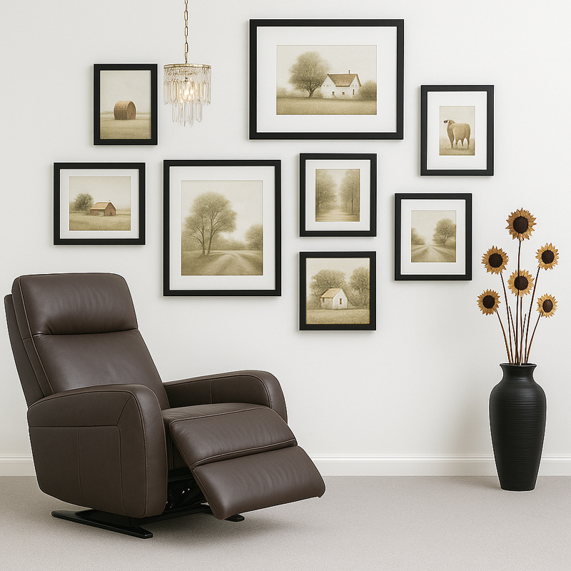 Easy wall gallery frames